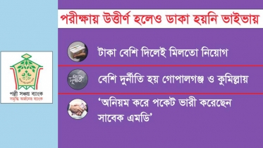 যেভাবে নিয়োগ বাণিজ্য হতো পল্লী সঞ্চয় ব্যাংকে