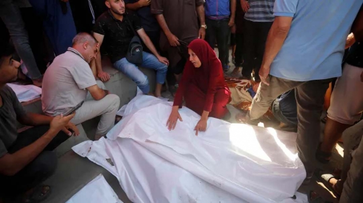 Israel kills 28 in Gaza school hit, fires at UN positions in Lebanon