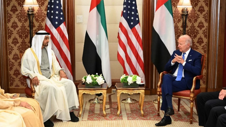 UAE leader seeks to deepen strategic ties in US visit during Mideast crisis