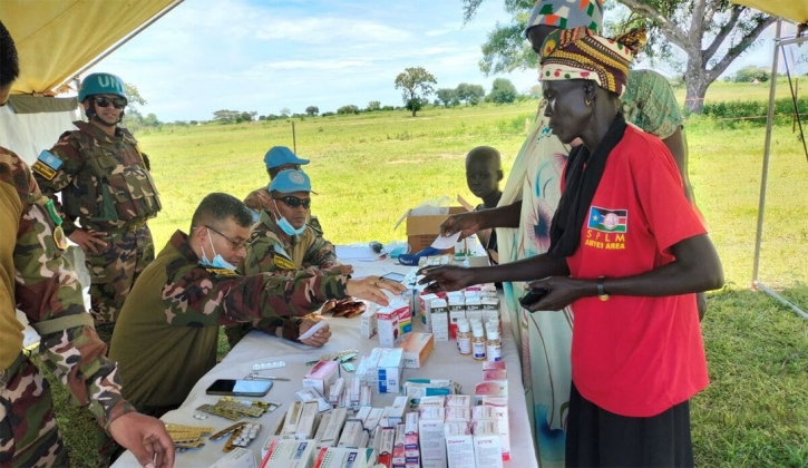 Blue helmets get appreciation for free medical services in South Sudan