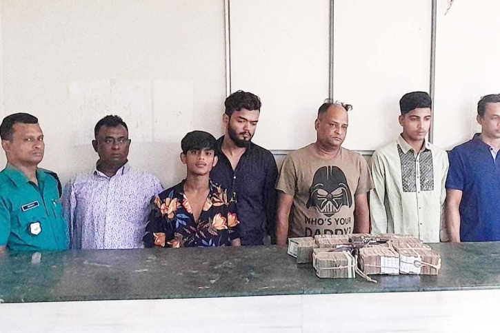 Extortion and fraud: Six arrested with over Tk 57 lakh in Dhaka’s Mirpur