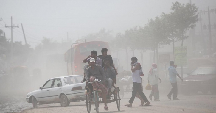 Dhaka’s air most polluted in the world this morning