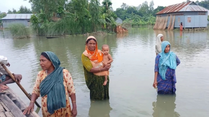 River water levels fall in Jamalpur, but hardships continue for its residents