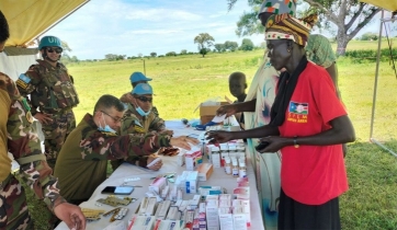 Blue helmets get appreciation for free medical services in South Sudan