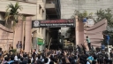 Students demo in front of DNMCH over alleged medical negligence