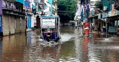 Brahmanbaria residents miserable as heavy rainfall submerges city roads