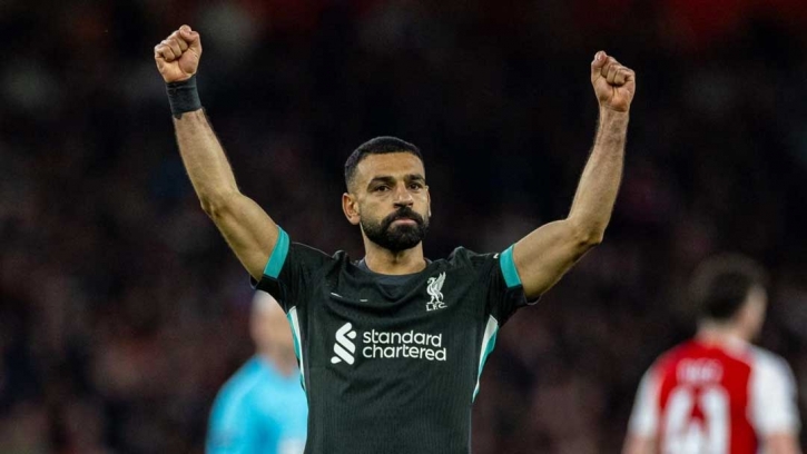 Salah scores a late equaliser to earn Liverpool a 2-2 draw