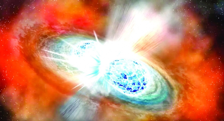 Colliding Neutron Stars Create ’kilonova’ Explosions-