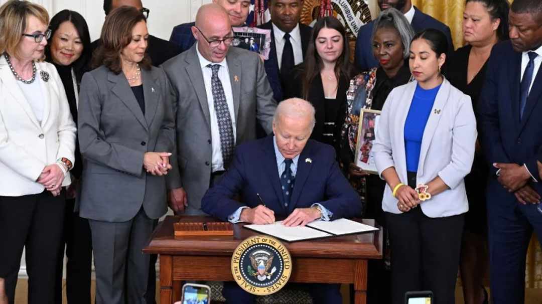 Joe Biden signs order to curb new gun technologies