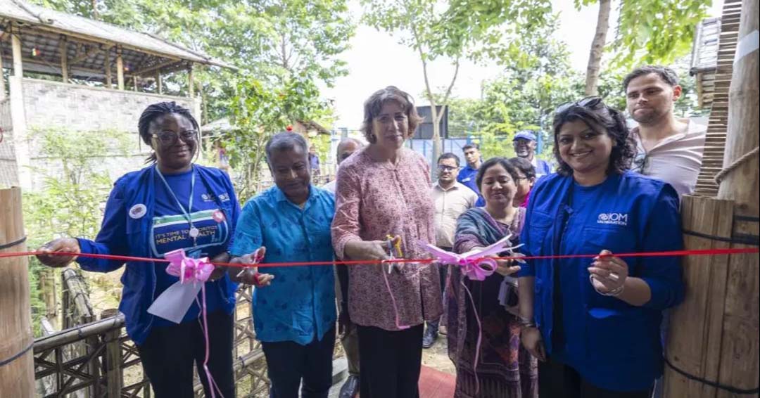 IOM opens mental health support service center in Rohingya camp