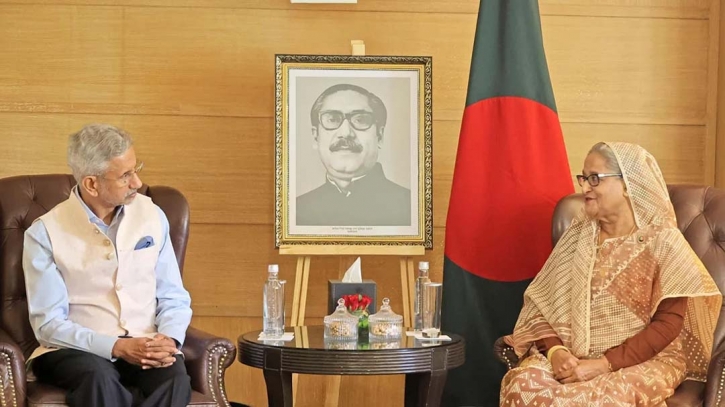 Jaishankar pays courtesy call on PM Hasina