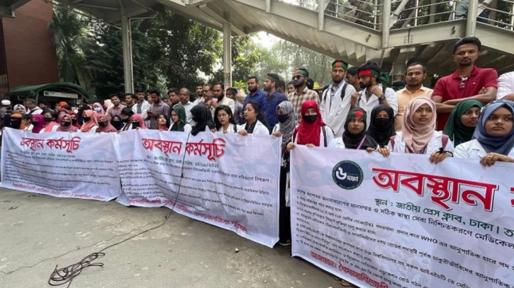 Medical technology, pharmacy students hold sit-in with six demands