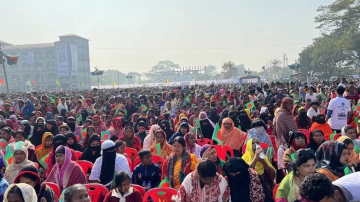 Gopalganj ready to welcome PM as crowds gather at rally venue