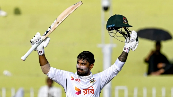 Liton Das century keeps Bangladesh fighting